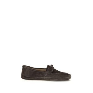 Le Monde Beryl Calf Leather Slip-On Loafers Women Brown